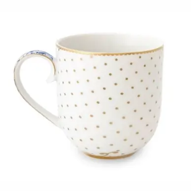 Édition Limitée Tasse Pip Studio Royal White Small 260 ml (Lot de 2)